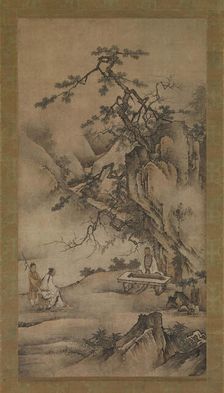 Bo Ya Plays the Qin as Zhong Ziqi Listens, 1530s. Creator: Unknown