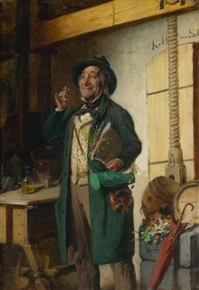 Botanist´s Dearest Flower, 1870-1890. Creator: Hermann Armin Kern