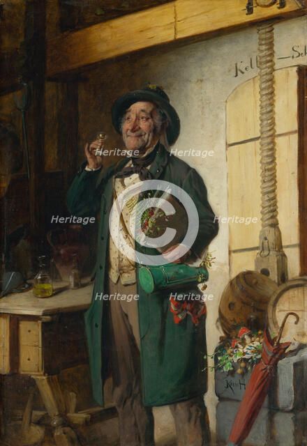 Botanist's dearest flower  , 1870. Creator: Kern, Hermann (1838-1912).