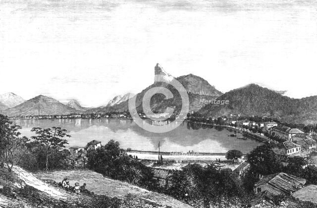 'Botafogo Bay and the Corcovado; Rio De Janeiro and the Organ Mountains', 1875. Creator: Thomas Woodbine Hinchliff.