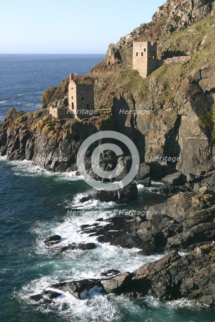 Botallack Mine engine houses, Cornwall. Creator: Peter Thompson.