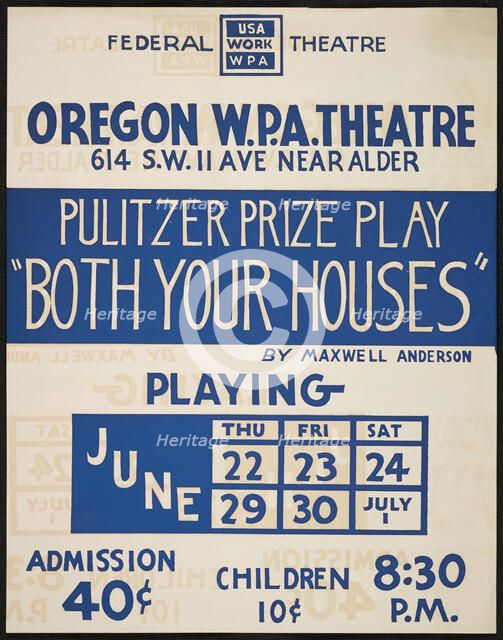 Both Your Houses, [193-]. Creator: Unknown.