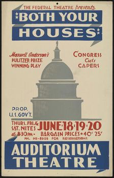 Both Your Houses, Oakland, CA, 1936. Creator: Unknown