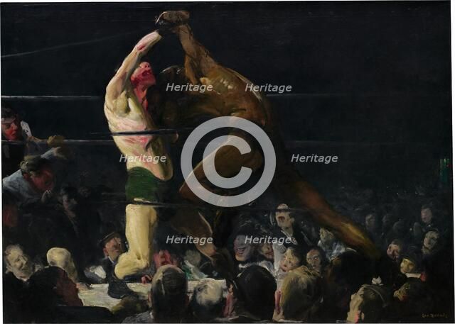 Both Members of This Club, 1909. Creator: George Wesley Bellows.