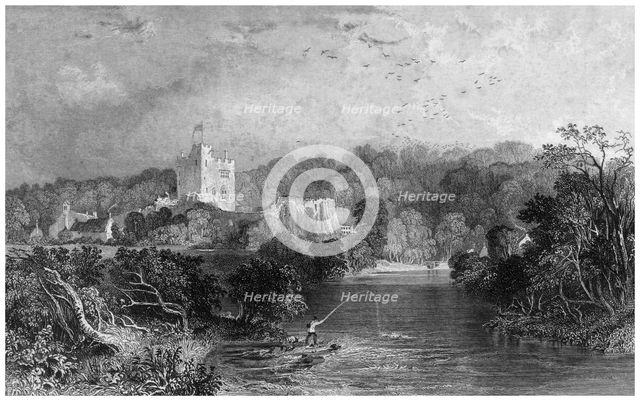 Bothal Castle, Northumberland, 19th century.  Creator: J Sands.