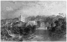 Bothal Castle, Northumberland, 19th century. Creator: J Sands