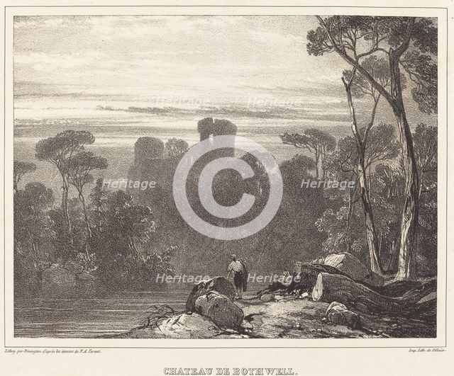 Bothwell Castle, 1826. Creator: Richard Parkes Bonington.