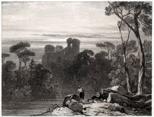 Bothwell Castle, 1826. Creator: Richard Parkes Bonington (British, 1802-1828)