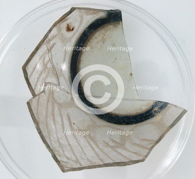 Bottom of a Vessel, Coptic, 4th-early 5th century. Creator: Unknown.