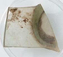 Bottom of a Vessel with Foot, Coptic, 4th-early 5th century. Creator: Unknown