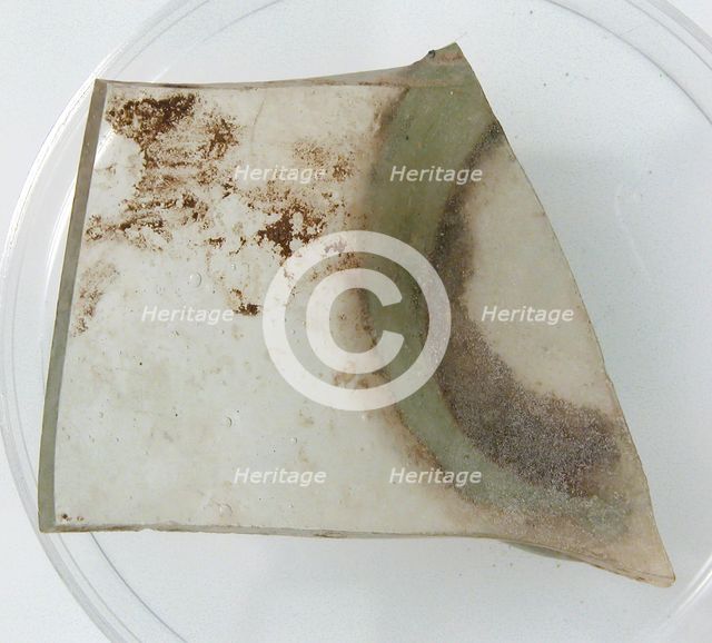 Bottom of a Vessel with Foot, Coptic, 4th-early 5th century. Creator: Unknown.