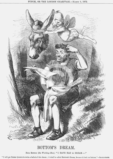 'Bottom's Dream', 1872. Creator: Joseph Swain.