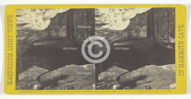 Bottomless Pit and "Bridge of Sighs", 1866. Creator: Charles Waldack.