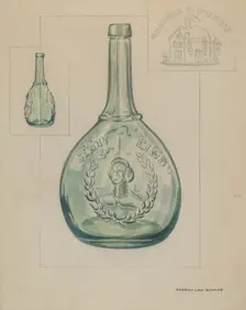 Bottle, 1935/1942. Creator: Francis Law Durand