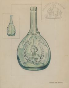 Bottle, 1935/1942. Creator: Francis Law Durand
