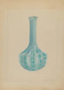 Bottle, 1935/1942. Creator: Gertrude Lemberg