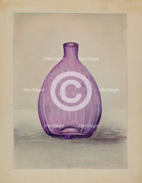 Bottle, 1935/1942. Creator: John Tarantino.