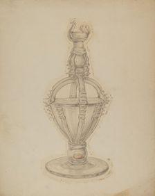 Bottle, 1935/1942. Creator: Van Silvay