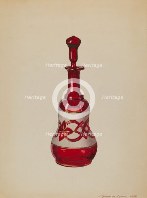 Bottle, 1937. Creator: J. Howard Iams.