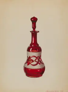 Bottle, 1937. Creator: J. Howard Iams