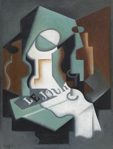 Bottle and Fruit-Dish, 1919. Creator: Juan Gris