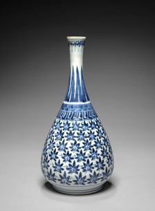 Bottle: Arita Ware, Imari Type, early 1600s. Creator: Unknown