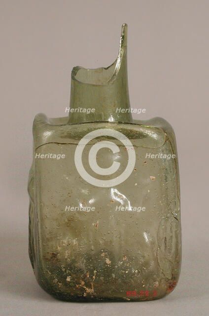 Bottle, Byzantine, 5th century. Creator: Unknown.