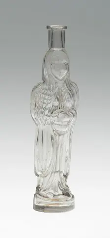 Bottle, Bohemia, c. 1840/50. Creator: Bohemia Glass