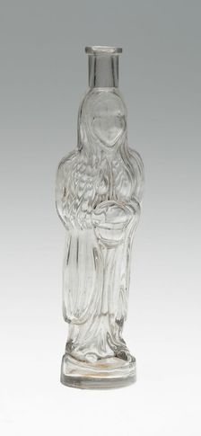 Bottle, Bohemia, c. 1840/50. Creator: Bohemia Glass