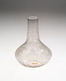 Bottle, Bohemia, Mid 18th century. Creator: Bohemia Glass