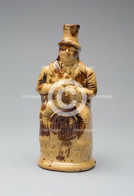 Bottle, c. 1830. Creator: Unknown.