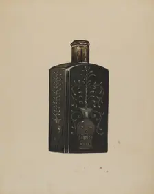Bottle, c. 1936. Creator: Anna Aloisi