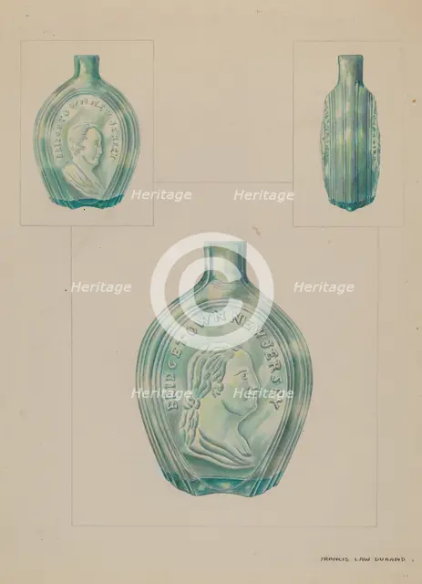 Bottle, c. 1936. Creator: Francis Law Durand.