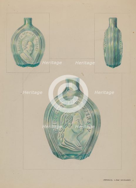 Bottle, c. 1936. Creator: Francis Law Durand.