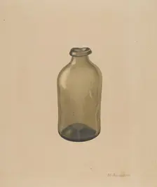 Bottle, c. 1937. Creator: Nicholas Amantea