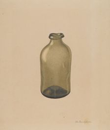 Bottle, c. 1937. Creator: Nicholas Amantea