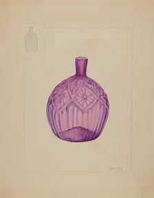 Bottle, c. 1937. Creator: Janet Riza