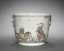 Bottle Cooler (seau a bouteille), c. 1755. Creator: Mennecy- Villeroy Factory (French)