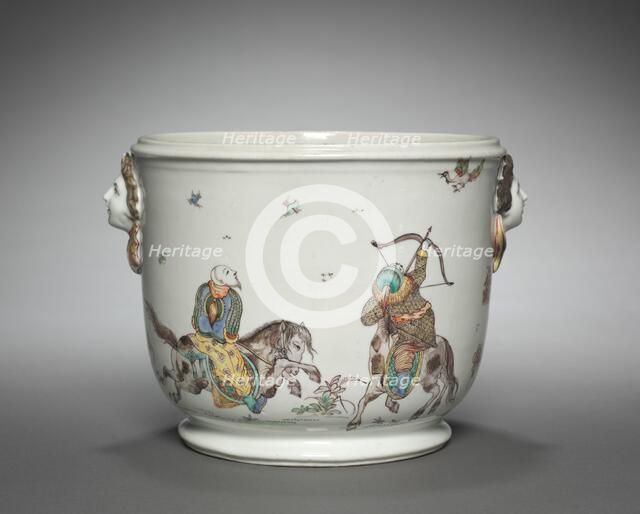 Bottle Cooler (seau a bouteille), c. 1755. Creator: Mennecy- Villeroy Factory (French).