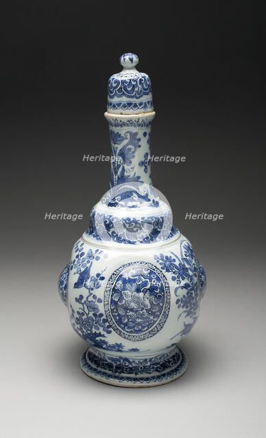 Bottle, Delft, c. 1678/85. Creator: De Griekesche A.
