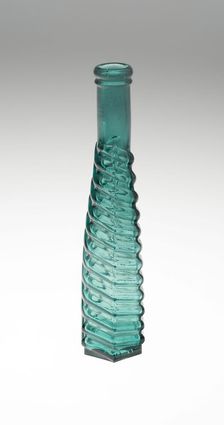 Bottle, England, c. 1840/50. Creator: Unknown