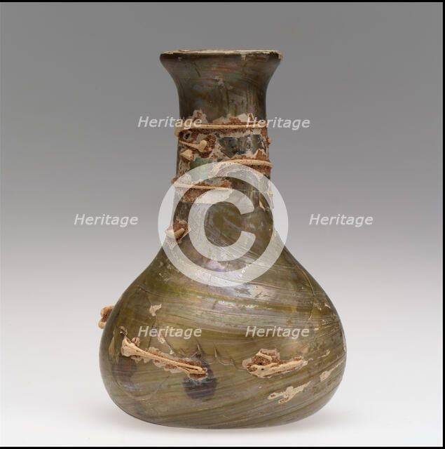 Bottle, Frankish, 5th-7th century. Creator: Unknown.