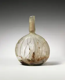 Bottle Fragment, Coptic, 4th century. Creator: Unknown