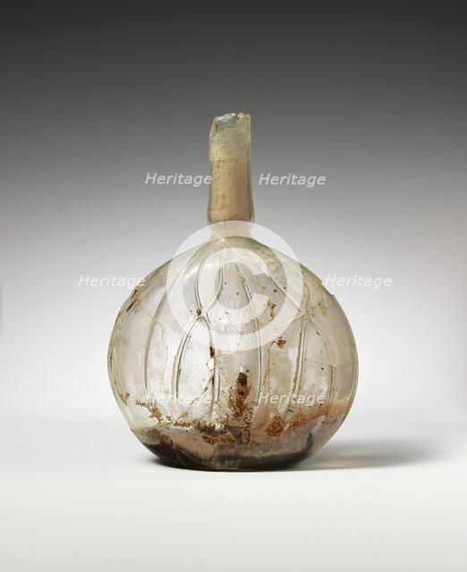 Bottle Fragment, Coptic, 4th century. Creator: Unknown.