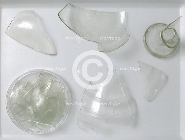 Bottle Fragments, Coptic, 4th century (?). Creator: Unknown.