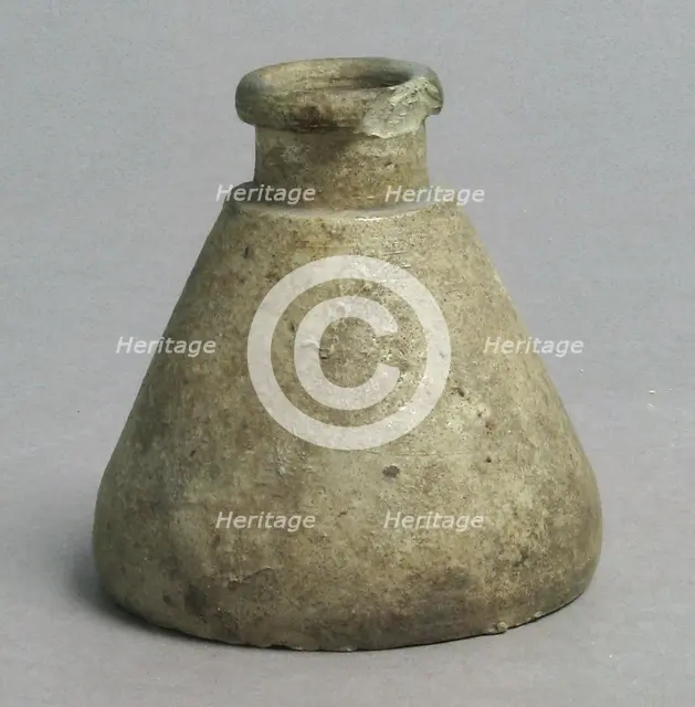 Bottle, French, 16th century. Creator: Unknown.