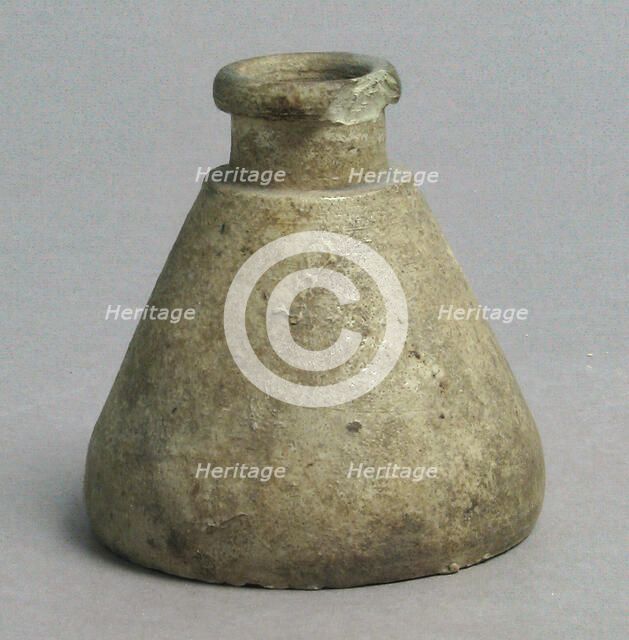 Bottle, French, 16th century. Creator: Unknown.