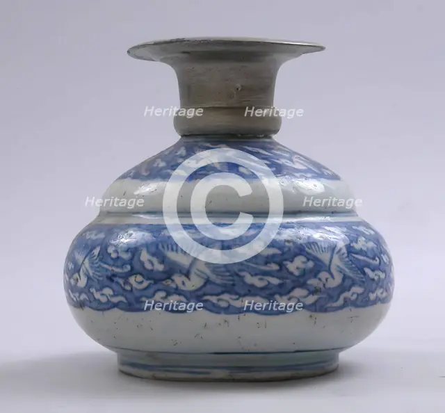 Bottle, Iran, 17th century. Creator: Unknown.
