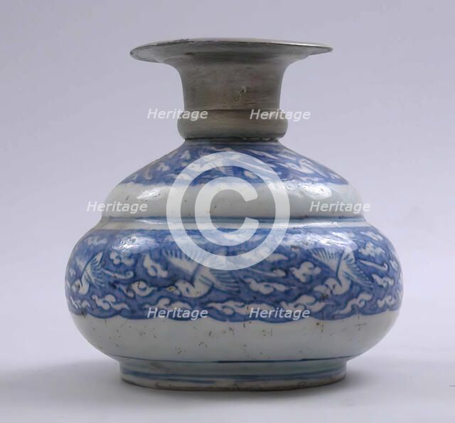 Bottle, Iran, 17th century. Creator: Unknown.