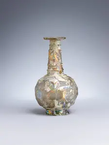 Bottle, Iran, 9th-10th century. Creator: Unknown
